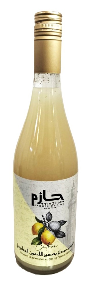 SIROP CITRON 1ER CHOIX HAZEM