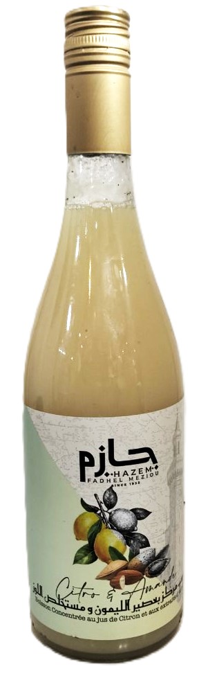SIROP CITRON AMANDE HAZEM