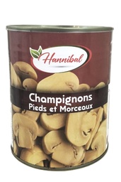 Champignons pieds et morceaux