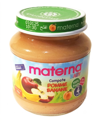 [8595139750114] COMPOTE MATERNA POMME BANANE